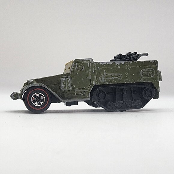 Hot Wheels Redline 1974 Gun Bucket US Army Military Half Track Vintage - Picture 3 of 10